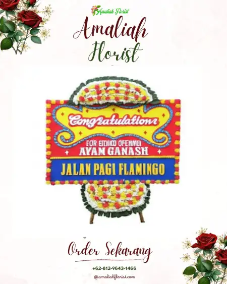 Sewa Papan Bunga Sumberberas